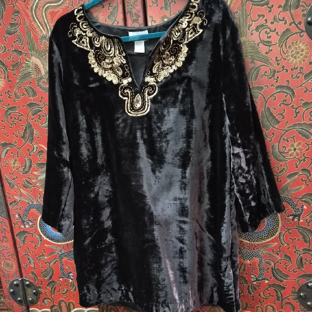 Black Evening Top